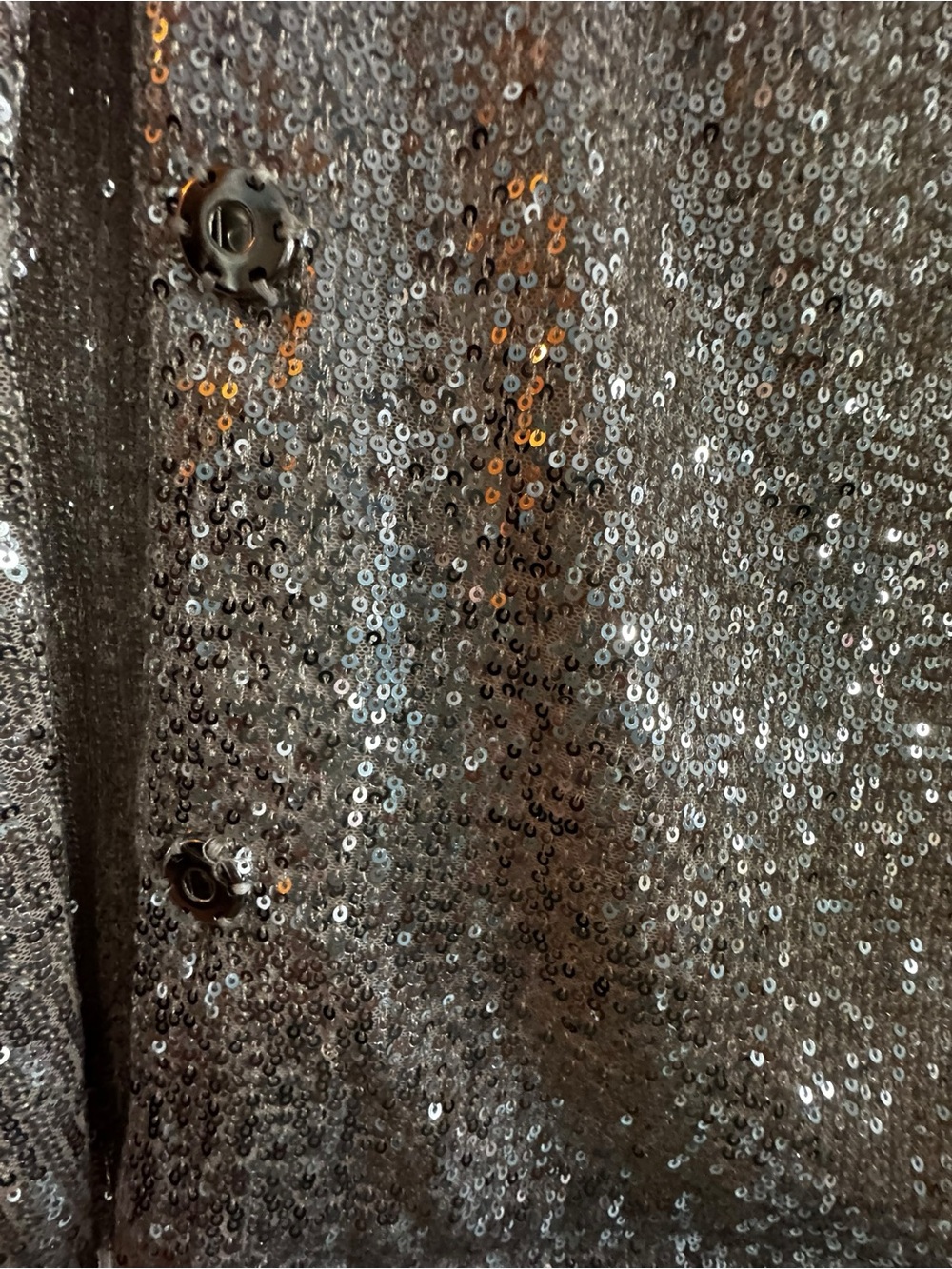 Ruby Rd Sequin Button-Front Shirt Jacket 3X - Picture 4 of 9